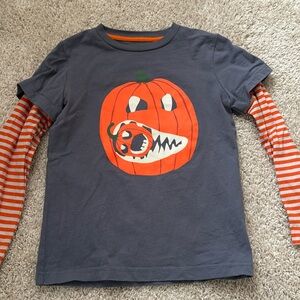 Mini Boden pumpkin shirt